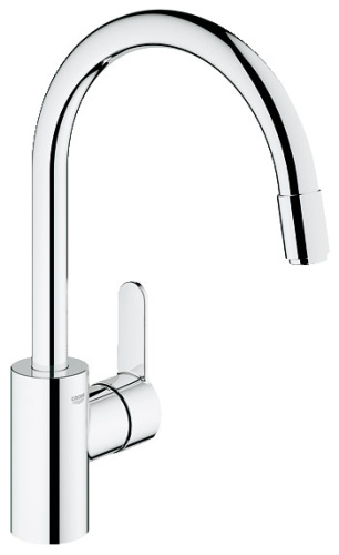 Смеситель для кухни Grohe Eurostyle Cosmopolitan 31126002 хром, выдвижной излив