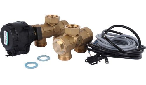 Комплект трехходового клапана для котла + бойлера STOUT SFB-0001-000001