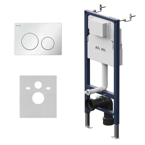 Инсталляция для унитаза Am.Pm PrimeFit I012709.0101 с клавишей PrimeFit L белый глянц