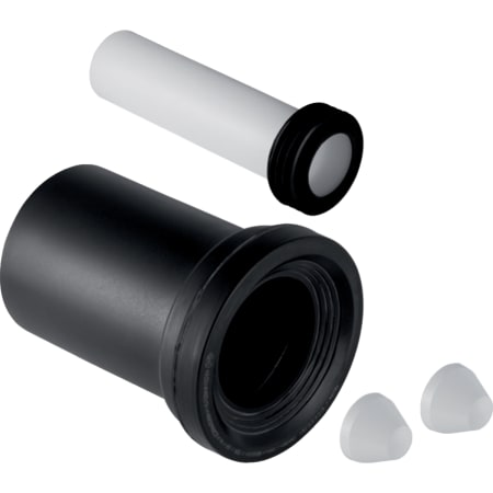 Подсоединительный комплект Geberit для подвесного унитаза, длина 18,5 см 152.426.46.1