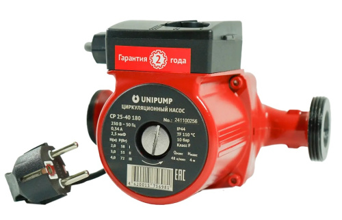 Насос циркуляционный Unipump CP 25-80 180 мм, до 110 л./мин.