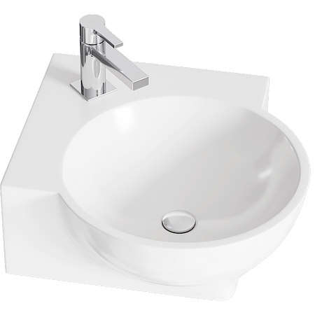 Тумба с умывальником AQWELLA Rio 46 Белый Rio.01.04