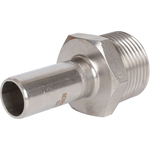 Вставка переходная НПр-НР 18x1" пресс, нержавеющая сталь Rommer