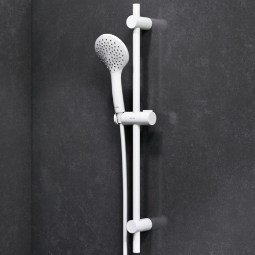 Душевой комплект Am.Pm Gem F0190033 белый: лейка 110 мм, штанга 700 мм, шланг 1750 мм