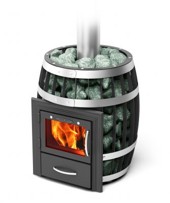 Банная печь Саяны Мини Carbon Люмина КТК