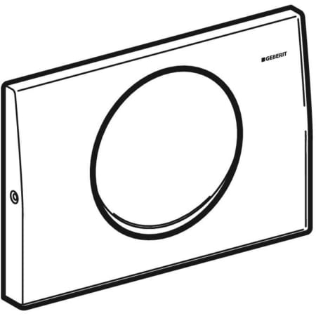 Смывная клавиша Geberit Delta15, смыв/стоп, с креплением на винтах 115.101.00.1
