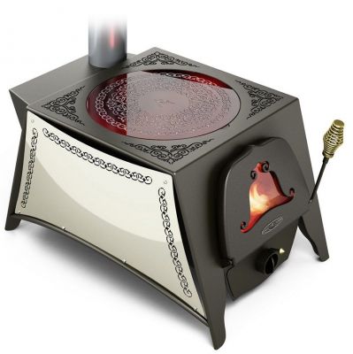 Портативная печь Селенга-1 стеклокерамика, отопительно-варочная