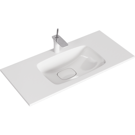 Тумба с умывальником AQWELLA Accent 97,5 Дуб золотой ACC0110DZ