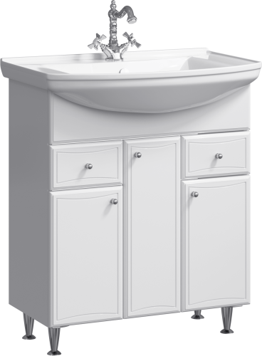 Тумба с умывальником AQWELLA Barcelona 88 Белый BA0108K