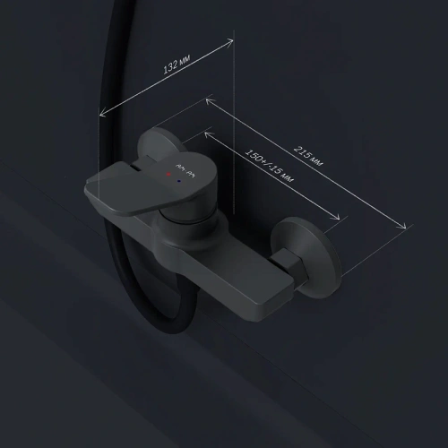 Смеситель для душа Am.Pm X-Joy F85A20022 черный