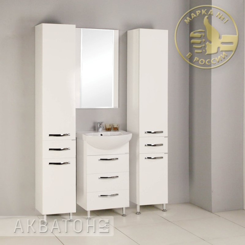 Тумба Акватон Ария 50 Н белый 1A140201AA010