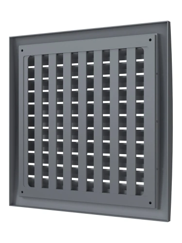 2525РРПН сер, Решетка наружная ASA вентиляционная регулируемая 250х250, серая