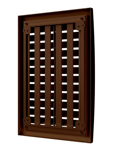 2030РРПН кор, Решетка наружная ASA вентиляционная регулируемая 200х300, коричневая
