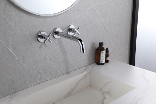 Смеситель для раковины ABBER Wasser Kreis AF81121 скрытого монтажа, хром