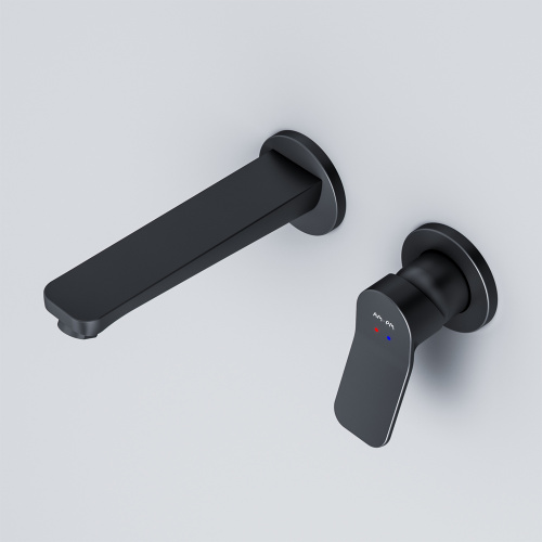 Смеситель для раковины Am.Pm X-Joy F85A72622 встраиваемый, излив 187 мм, черный