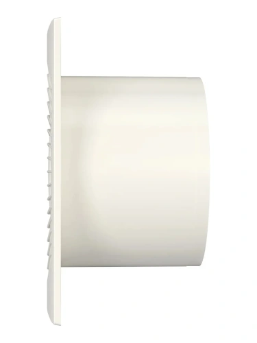 Вентилятор осевой вытяжной с обратным клапаном D 125 DiCiTi SLIM 5C lvory, декоративный