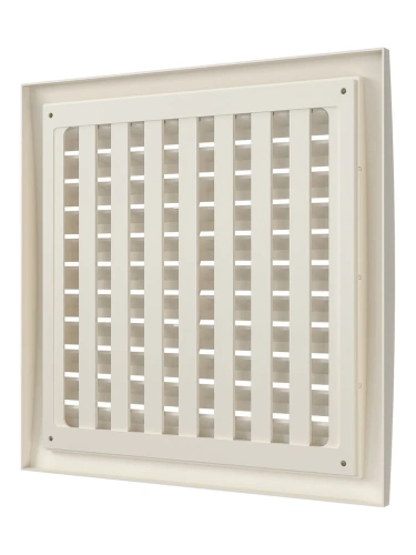 2525РРПН Ivory, Решетка наружная ASA вентиляционная регулируемая 250х250