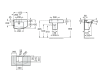 Раковина Roca Hall 650x420 полка справа 327620000