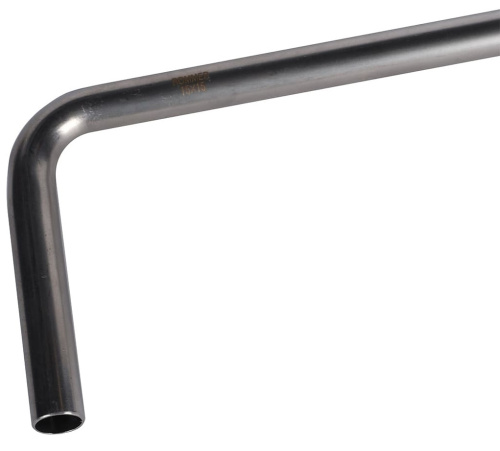 Отвод безраструбный 90° НПр 15х100х600 пресс, нержавеющая сталь Rommer