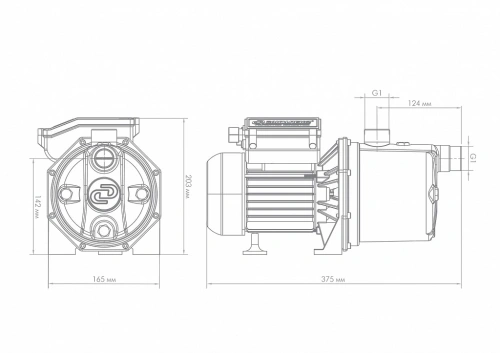 Поверхностный насос Джилекс ДЖАМБО 60/35 Н 3002