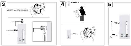 Регулятор тяги для котла универсальный