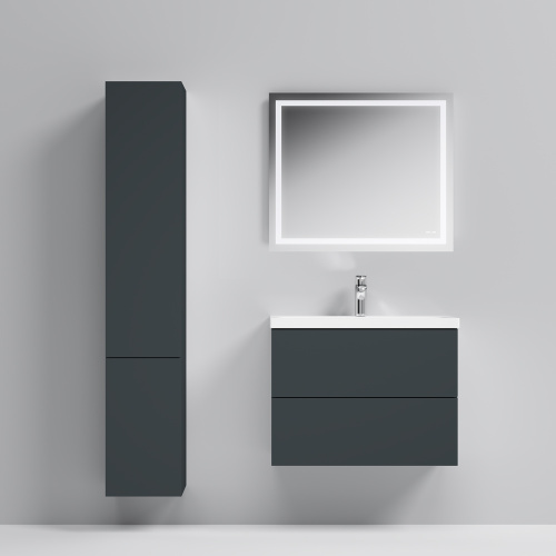 База под раковину подвесная AM.PM GEM графит матовый M90FHX07522GM