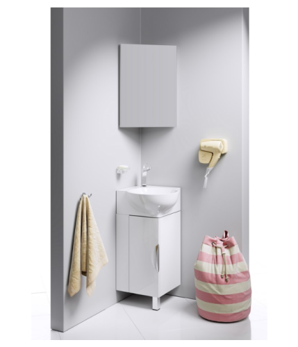 Тумба с умывальником AQWELLA Rio 46 Белый Rio.01.04