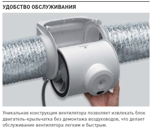Канальный вентилятор Soler&Palau TD EVO-125 низкопрофильный