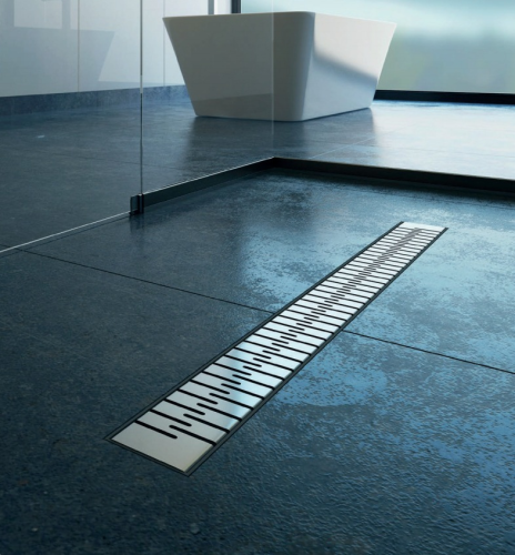 Душевой лоток MIANO 700мм KLASSIK глянец, боковой слив D50