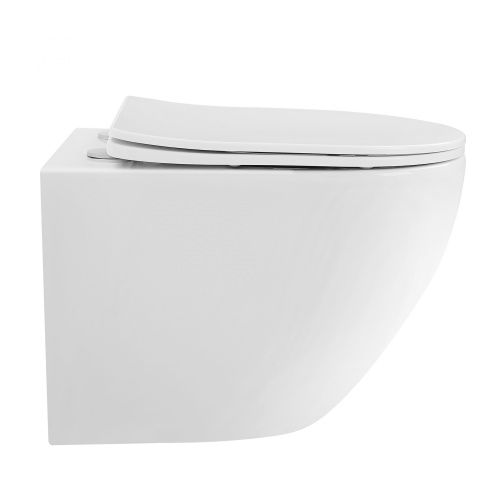 Подвесной унитаз ABBER Bequem AC1100T белый, безободковый, смыв торнадо