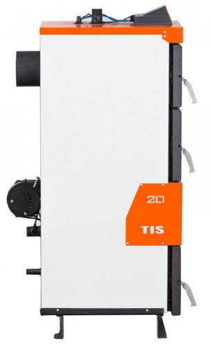 Котел твердотопливный 11кВт TIS PLUS 11 пуль управления, вентилятор