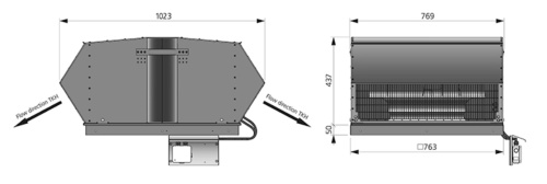 Крышный вентилятор Ostberg TKH 760 B3 Erp