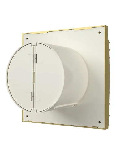 Вентилятор осевой вытяжной с обратным клапаном D 125 DiCiTi SILENT 5C champagne, декоративный