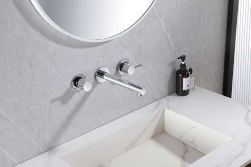 Смеситель для раковины ABBER Emotion AF88121 скрытого монтажа хром