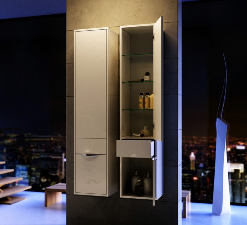 Пенал AQWELLA Malaga 32,5 белый  Mal.05.03/R