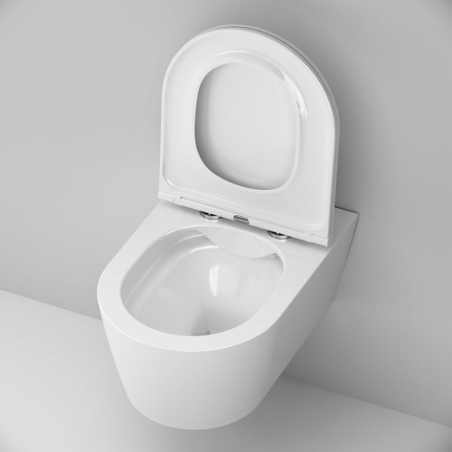 Подвесной унитаз Am.Pm Func C8F1701SC белый, FlashClean безободковый с сиденьем микролифт