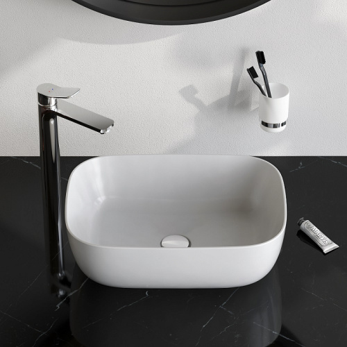 Раковина накладная 45 Am.Pm Func M8FWCC10450WG белый, санфарфор