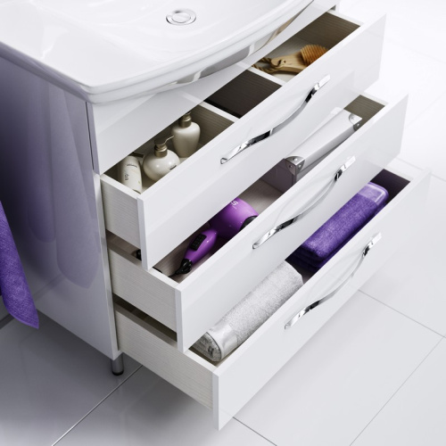 Тумба с умывальником AQWELLA Allegro 76 Белый Agr.01.07/3