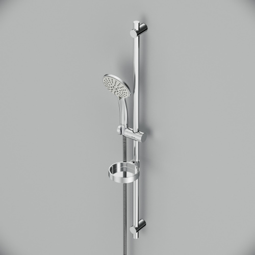 Душевой комплект Am.Pm Spirit F0170064 хром: лейка 5 режимов 115 мм, штанга 900 мм, шланг 1750 мм