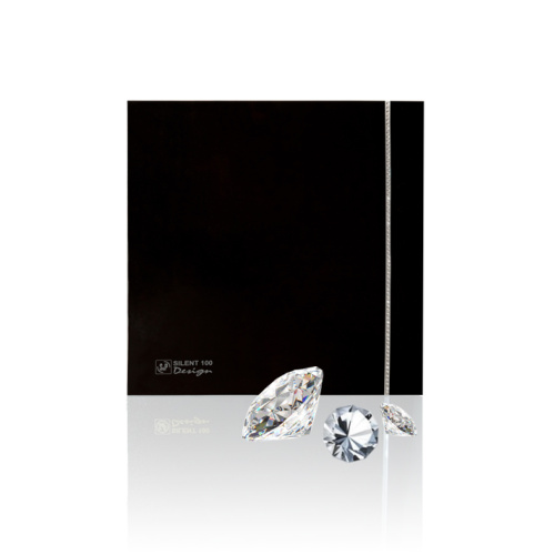 Вентилятор SILENT-100 CZ BLACK DESIGN SWAROVSKI Soler & Palau