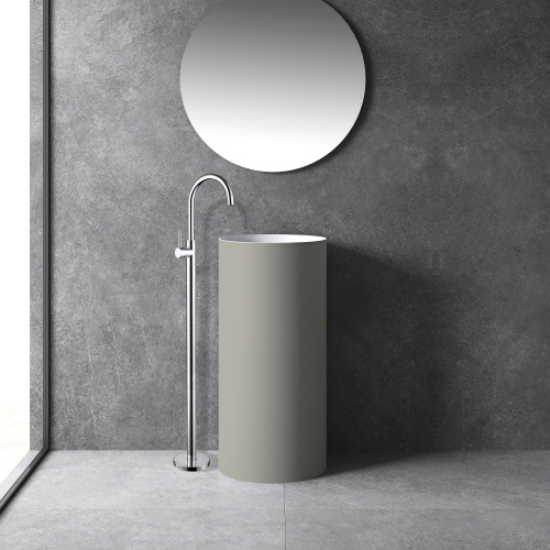 Смеситель для раковины ABBER Wasser Kreis AF8141 напольный, хром