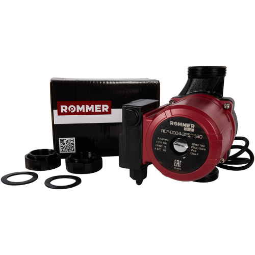 Циркуляционный насос Rommer PROFI 32/80-180 мм, до 89 л./мин.