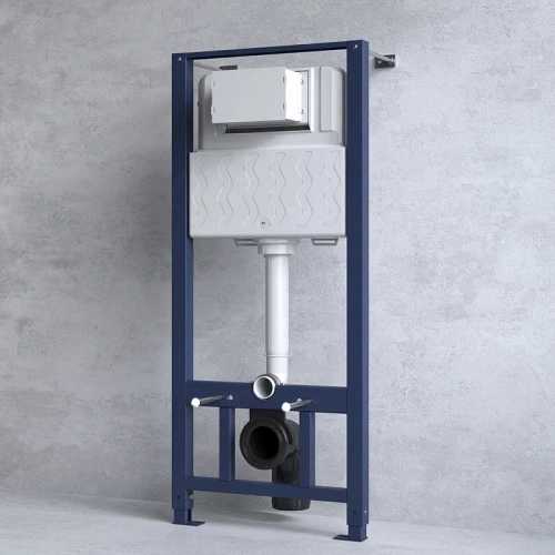 Инсталляция для унитаза Am.Pm Pro I012704.7038 с пневмоклавишей Pro S черный матовый