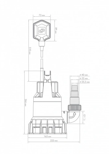 Фекальный насос Джилекс ФЕКАЛЬНИК 115/5 5307