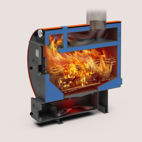 Котел твердотопливный 10кВт Теплодар УЮТ-10 (2020)