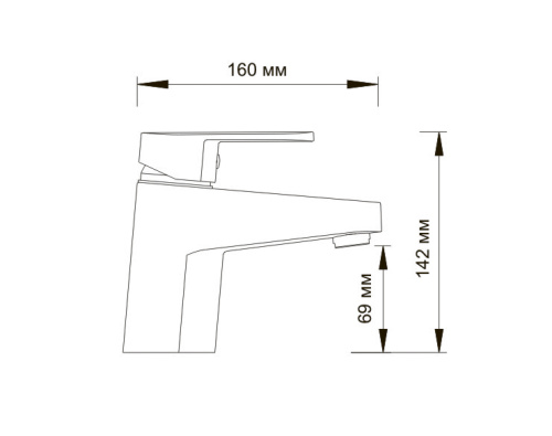 Смеситель WasserKraft Donau 5303 для раковины