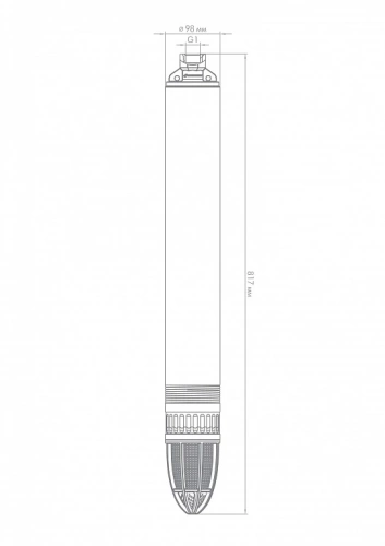 Погружной насос Джилекс скважинный ВОДОМЕТ 40/75 БК ок 4076