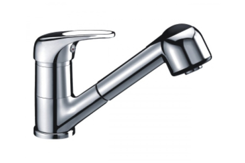 Смеситель для кухни WasserKraft Oder 6365 хром, выдвижной излив-душ