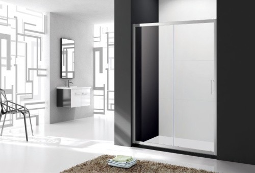 Душевая дверь в нишу Cezares MOLVENO-BF-1-130-C-Cr-IV