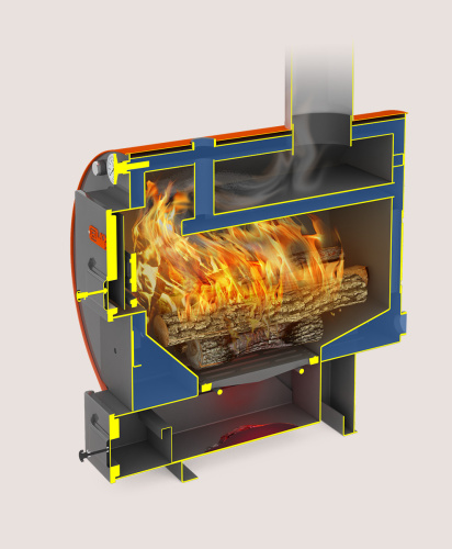 Котел твердотопливный 20кВт Теплодар КУППЕР УЮТ-20